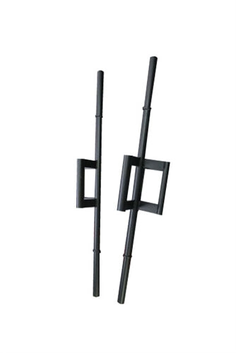 Multi grip farmers walk handles that have standard and thick grip handles