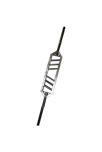Multi handle thick grip angled swiss bar to help with hand strength