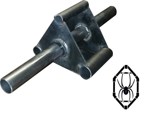 3 different sized grips on a row handle to help work on your grip strength