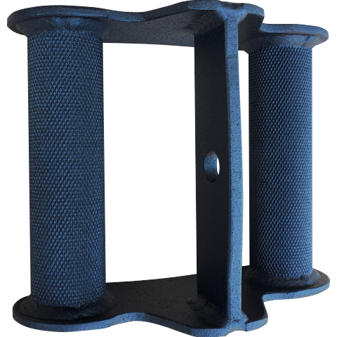 Compact Close Grip Row with Knurled Handles - Cable Attachment by Black Widow Training Gear